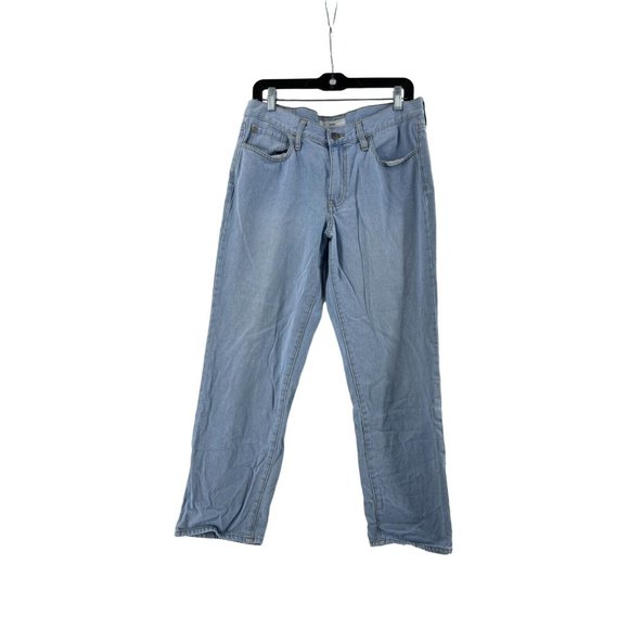 Vans Women's Junior's Boyfriend 5 Pocket Denim Jeans Straight Size 31W X 27.5L - Picture 2 of 11